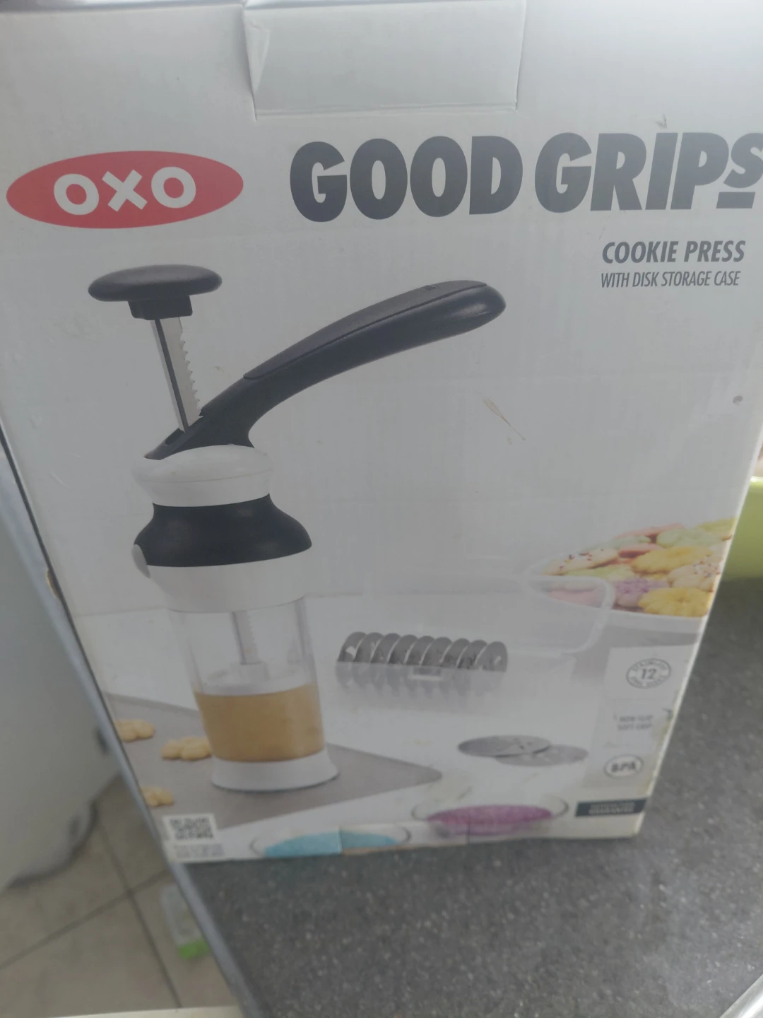 OXO Good Grips Cookie Press with Disk Storage Case