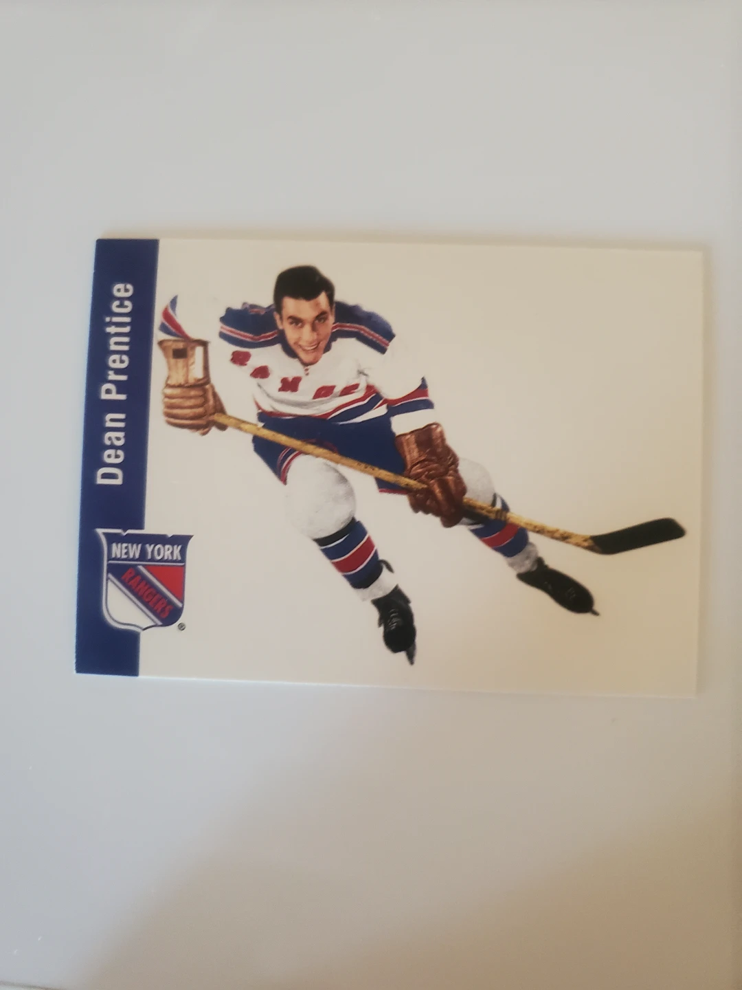Dean Prentice New York Rangers Hockey Card