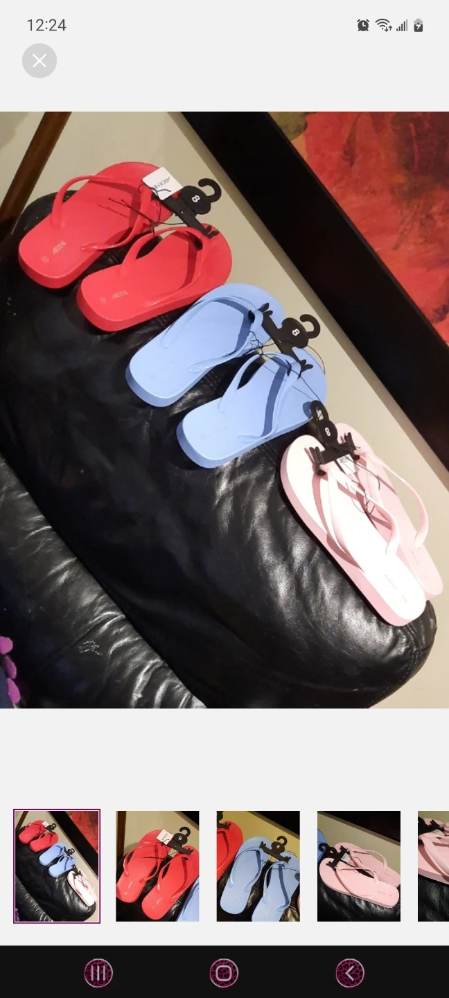3 pairs NWT Thongs sandals flip flops