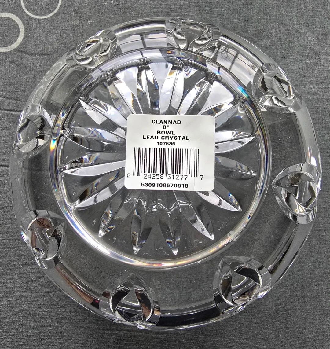 Brand New Waterford Crystal "Clannad" 8" Bowl (In Box) ✨ - photo 2