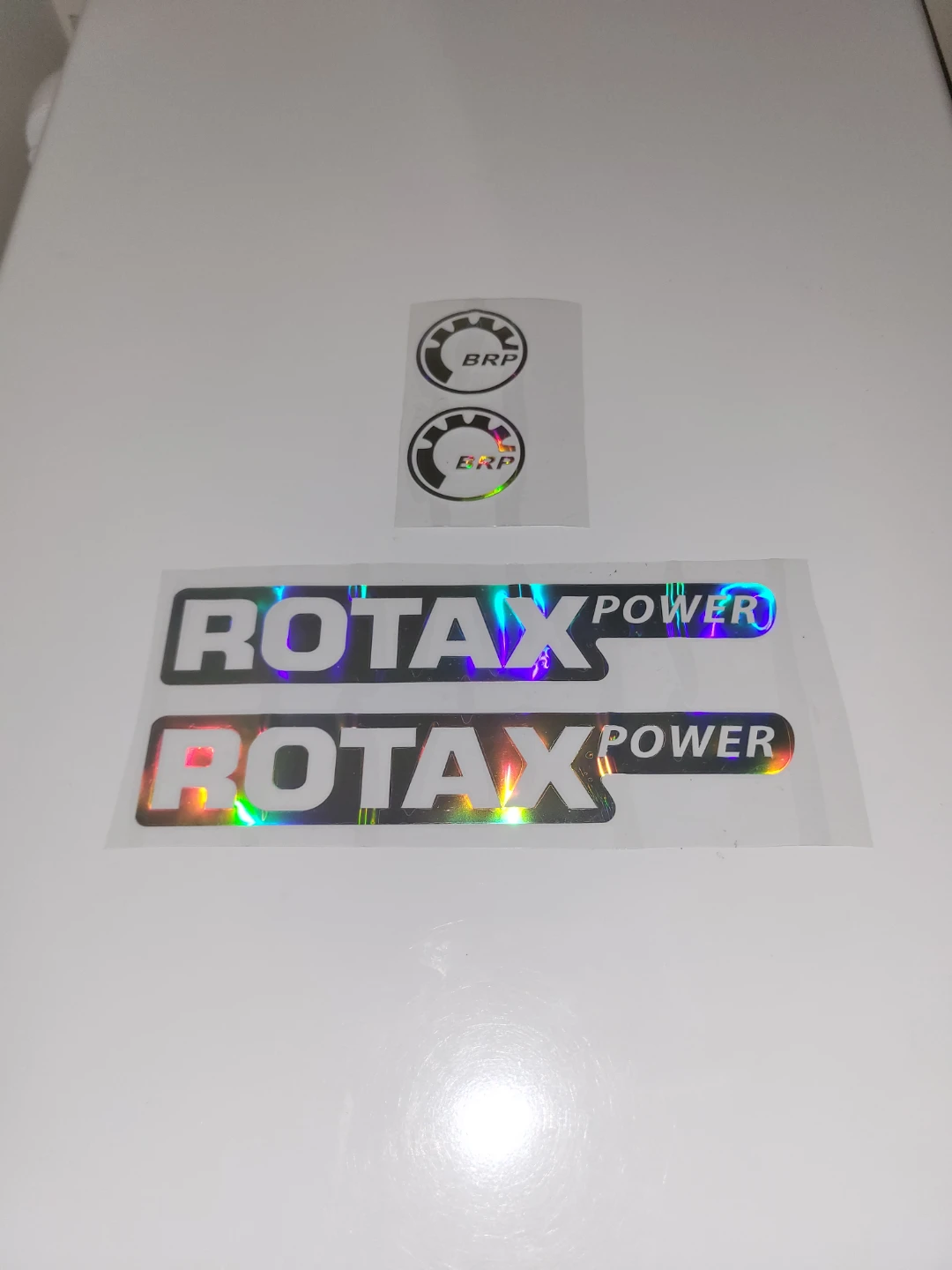 Autocollants 2 x Rotax Power et 2 x BRP fait en Vinyle, UV+ - photo 2
