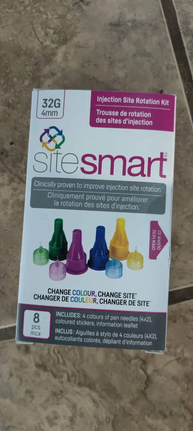 SiteSmart Injection Site Rotation Kit 32G 4mm