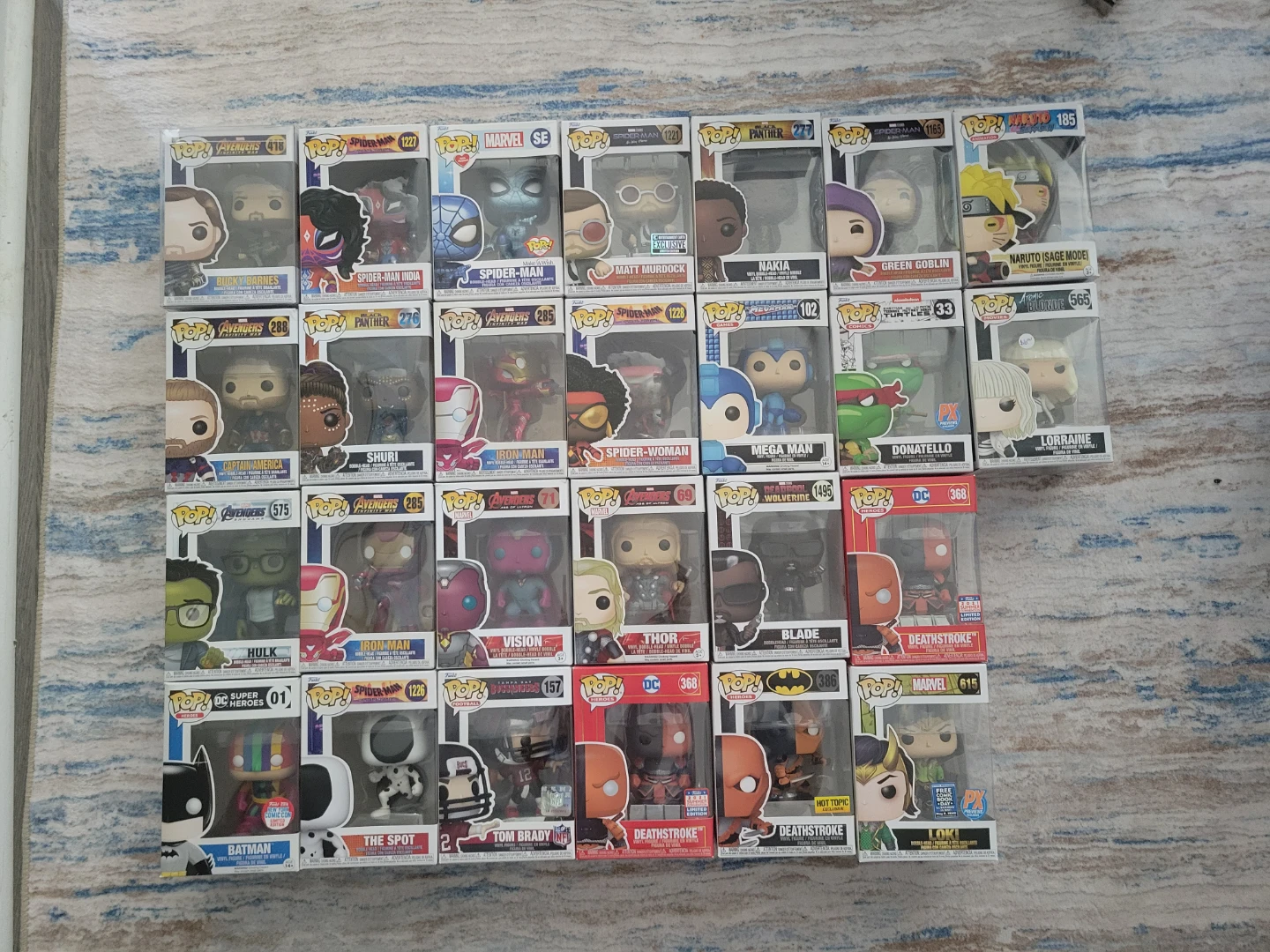 15$ Each Funko Pop! Collection - Marvel, DC, Naruto, TMNT & More