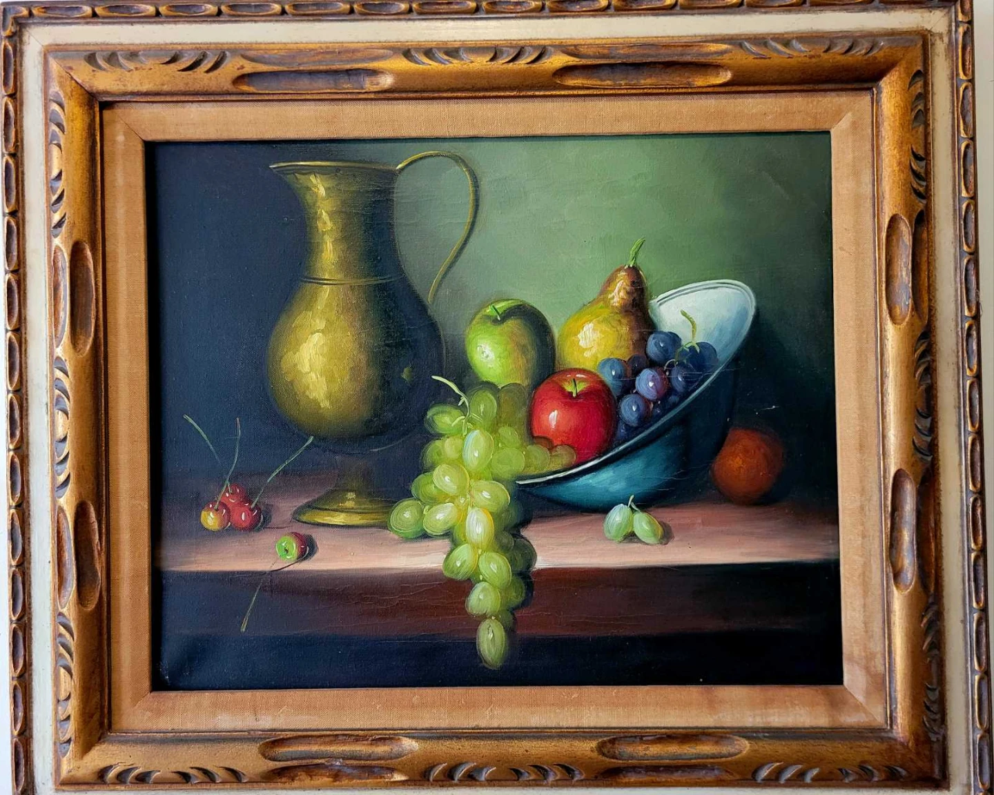 Oil paintning by French artist Frank Lean