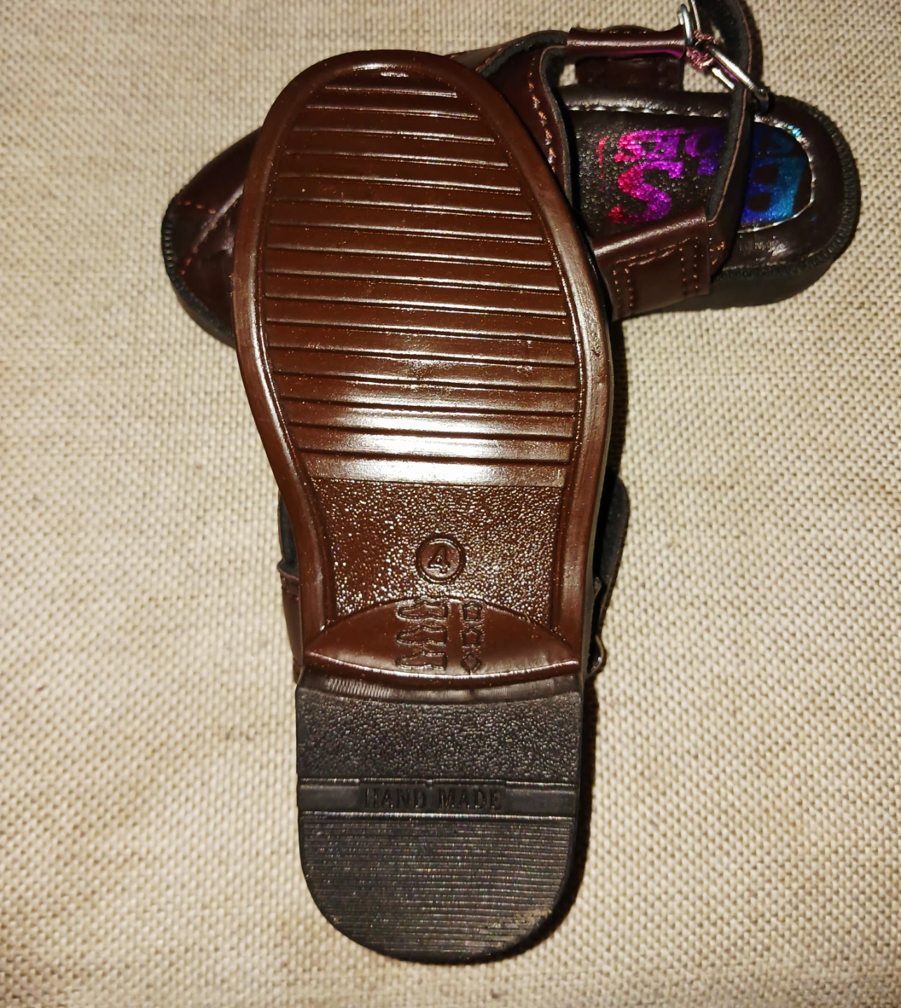 Brown Woven Sandals Size 4 - photo 2