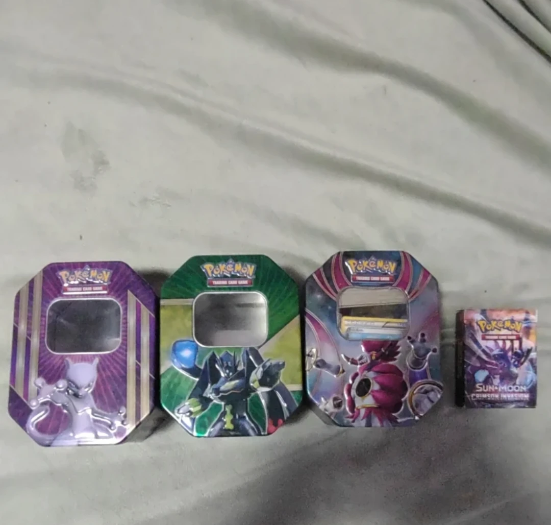 Pokémon Card Lot + 3 empty Tins + Battle Deck (XY Era)