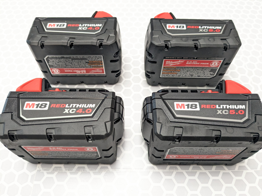M18 Milwaukee RED LITHIUM Power Battery 4 -PACK