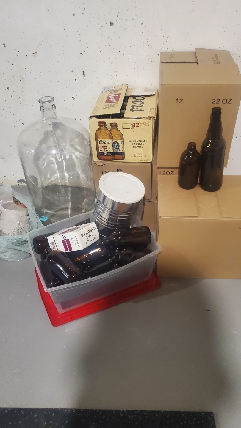 Brewing Supplies: Bottles, Caps, and Brushes