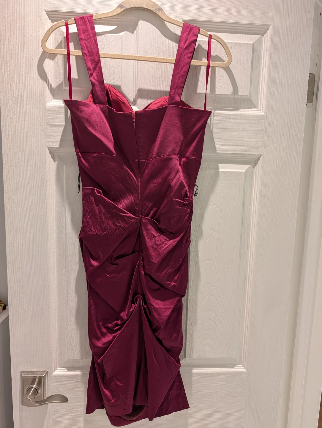 Women's Ruched Sheath Dress - Size Medium - photo 2