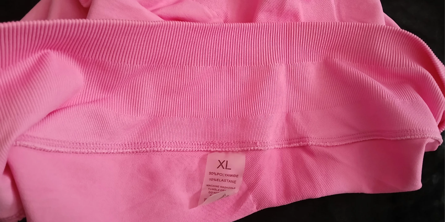 New Pink Ruched Athletic Shorts XL - photo 3