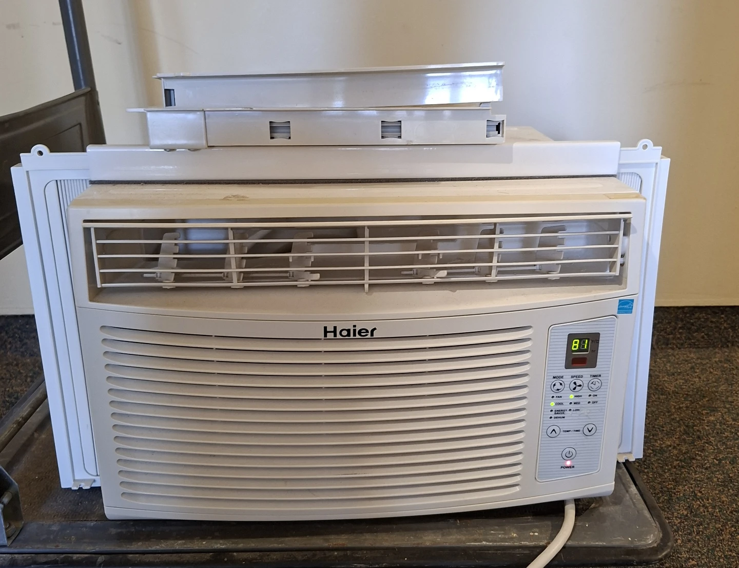 3 in 1 Haier 8,000 BTU Air Conditioner w Remote (Braille)- $120