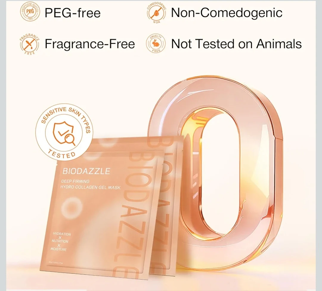 BIODAZZLE Deep Firming Hydro Collagen Gel Masks - 4 Packs - photo 5