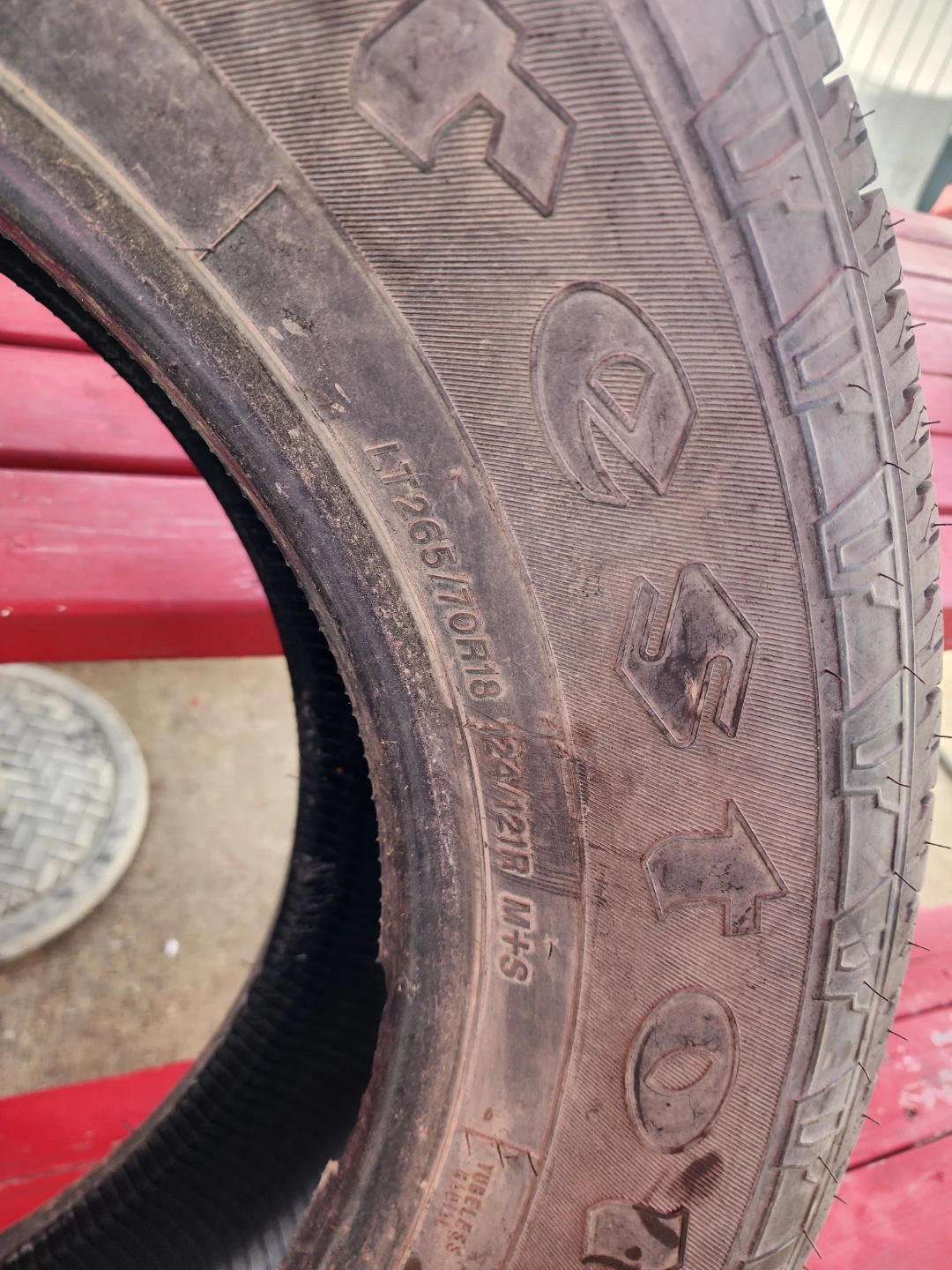 Like New Firestone 265/70R18 Transforce HT2 tire - photo 3