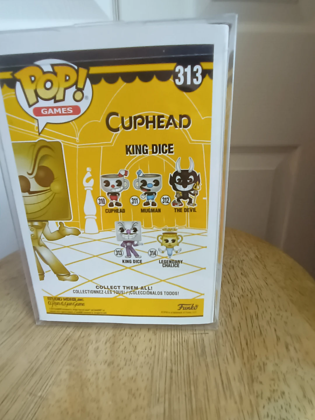 Funko Pop! Games Cuphead King Dice #313 Vinyl Figure - photo 3