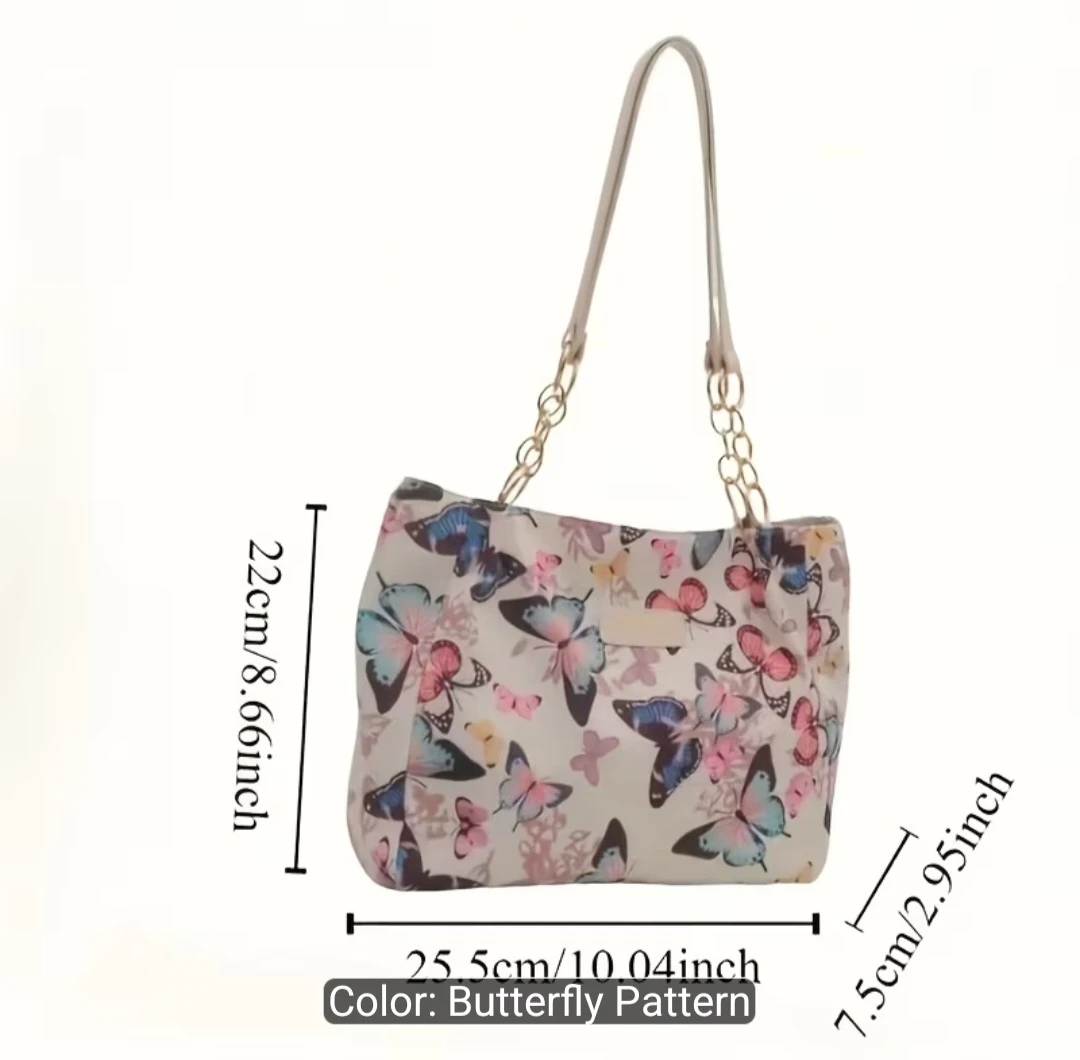 Butterfly Pattern Tote Bag - photo 4