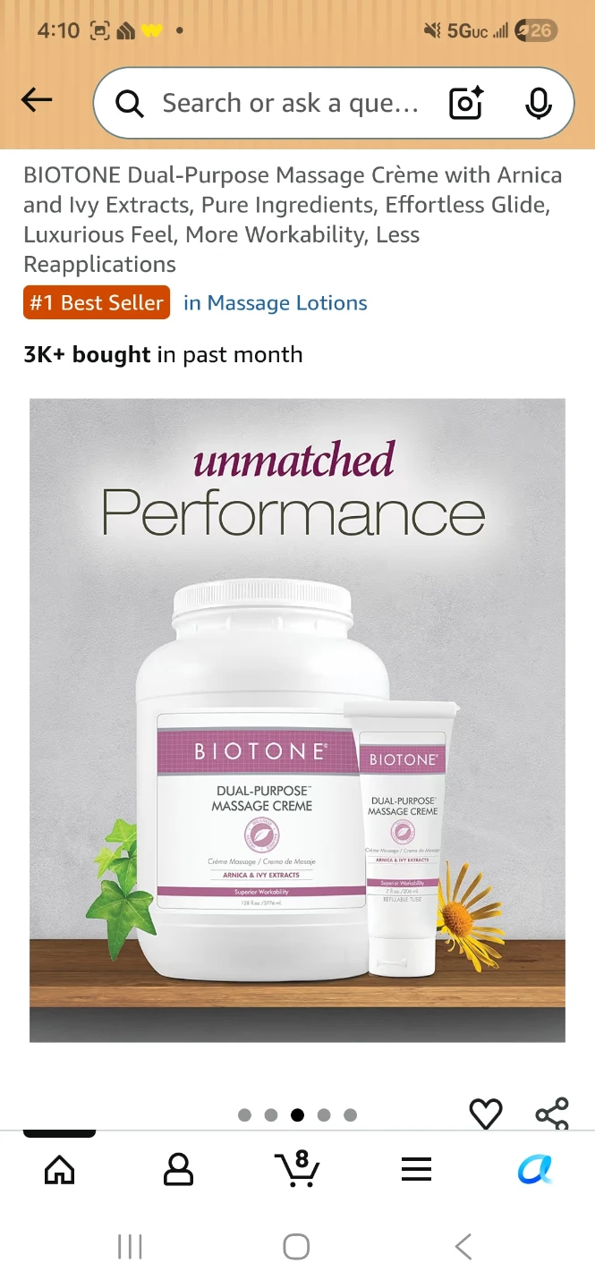 BIOTONE Dual-Purpose Massage Creme