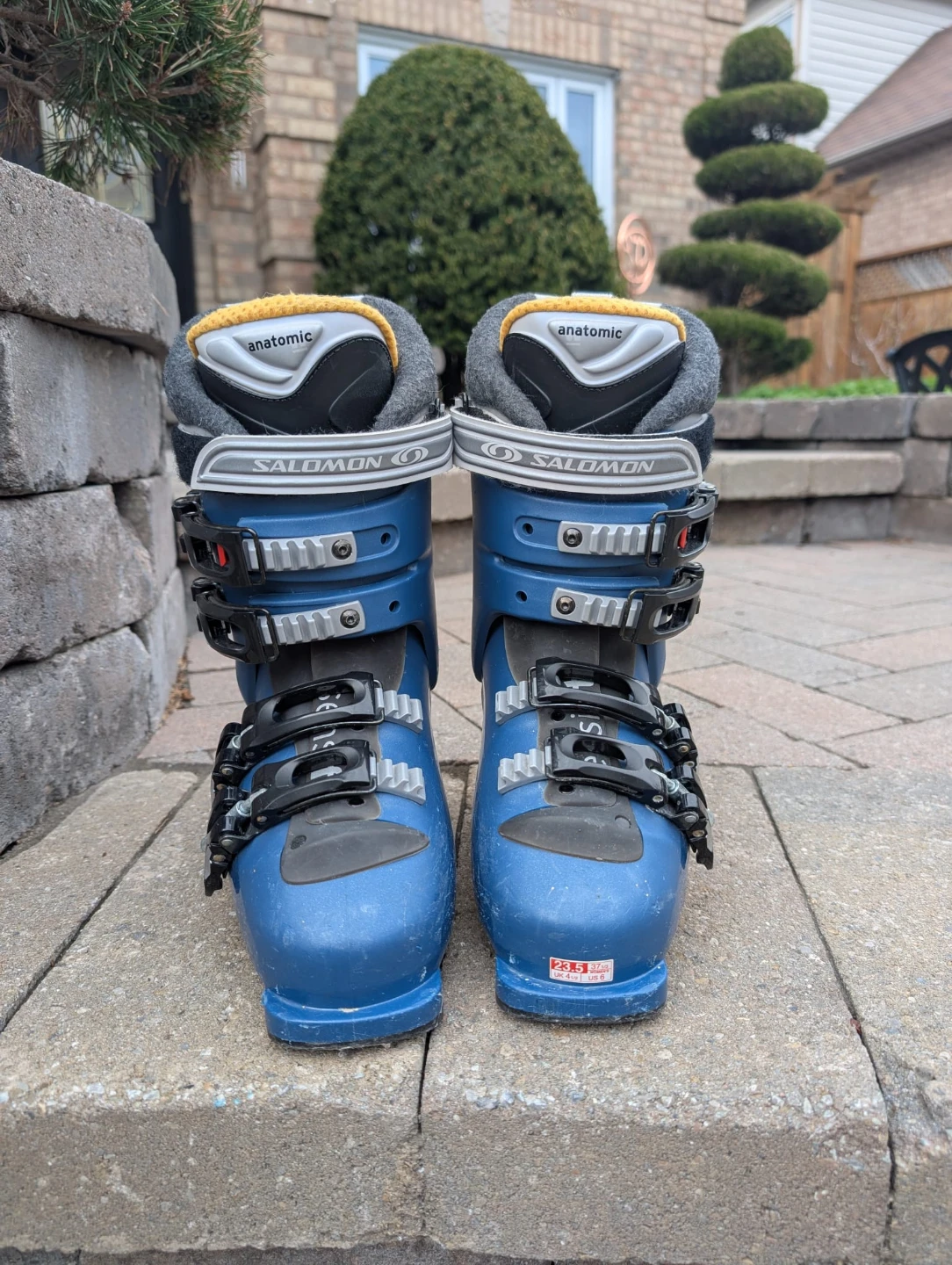 Salomon Performance Ski Boots - Blue - Size 23.5 - 24 - photo 3