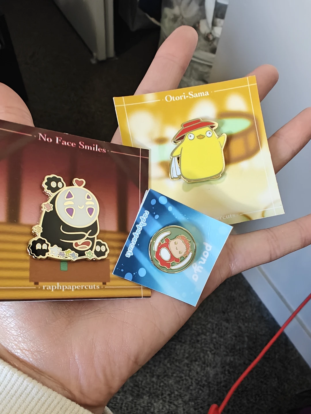 Studio Ghibli Enamel Pins - No Face & Otori-Sama