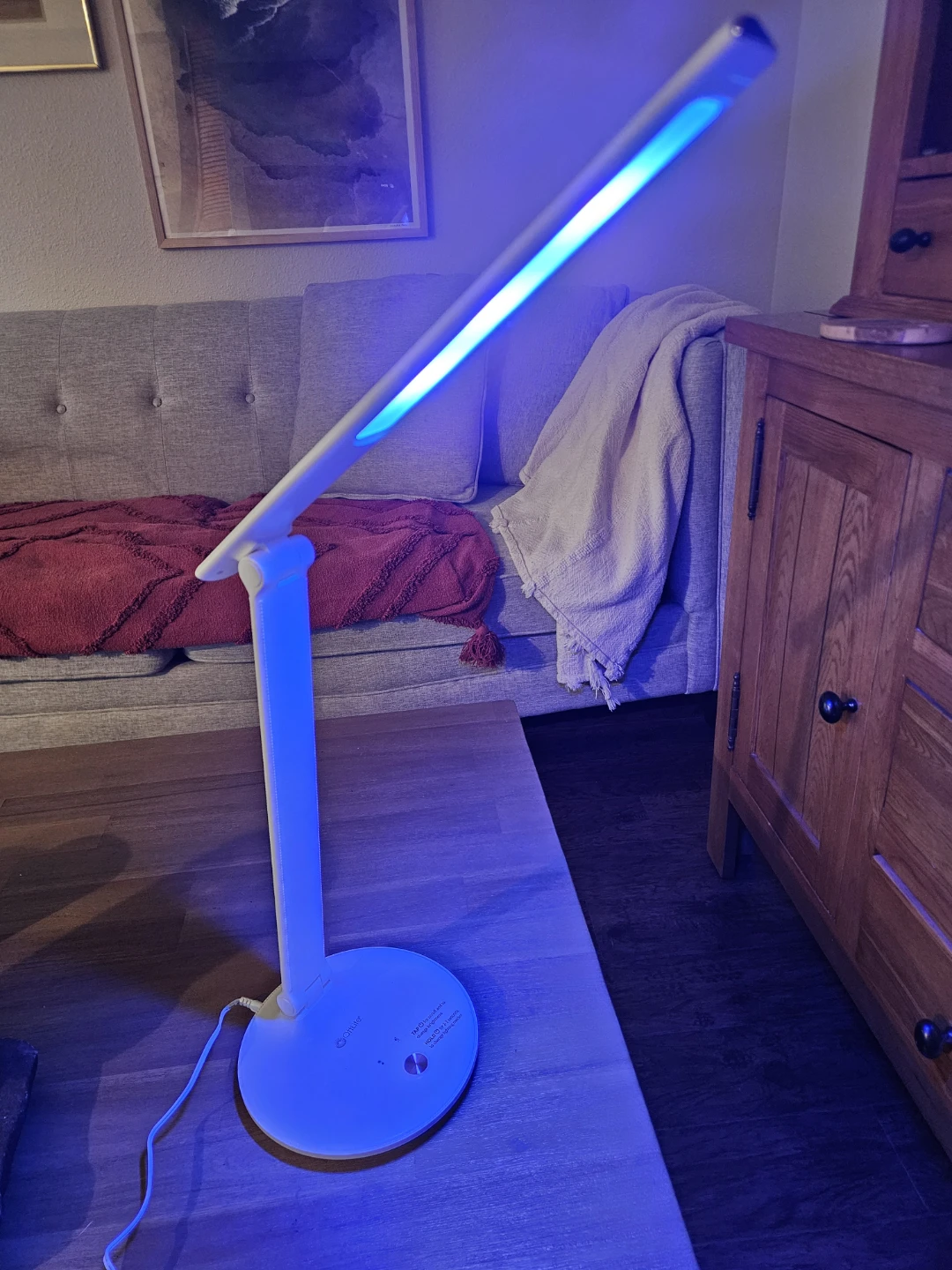 White LED Desk Lamp with Adjustable Brightness and Colour - photo 3