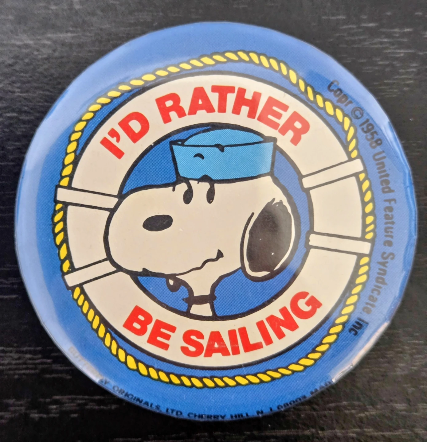 18 Vintage Original 1952-65 Snoopy/Peanuts Buttons - photo 2