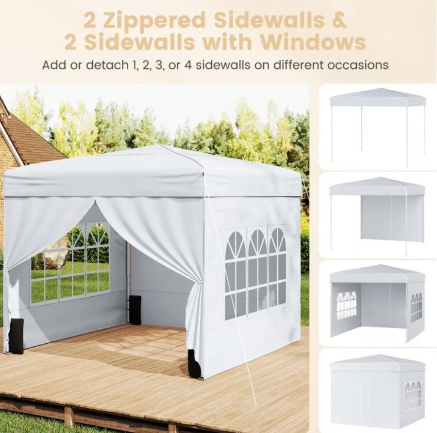 10x10 Pop-Up Canopy Tent – One Push Setup | Heavy Duty - photo 3