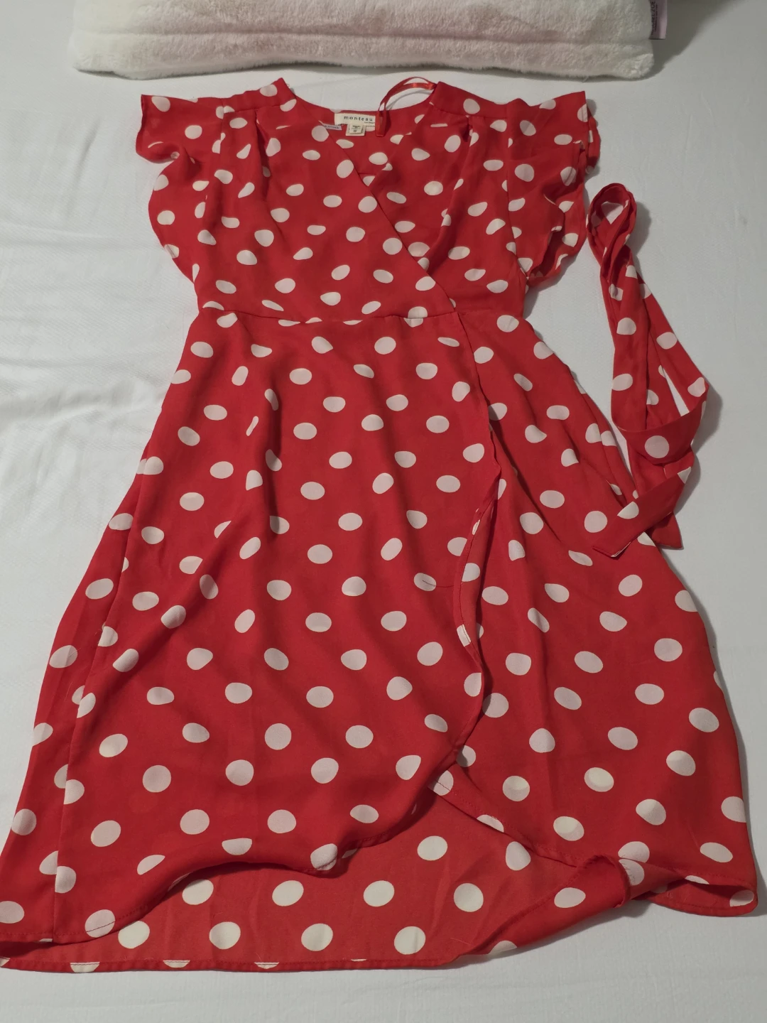 Red Polka Dot Wrap Dress - photo 2