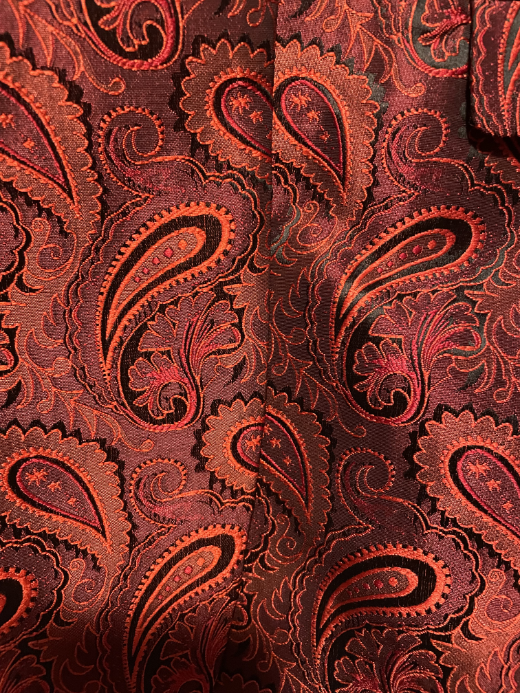 Mens Red Paisley Blazer - photo 3
