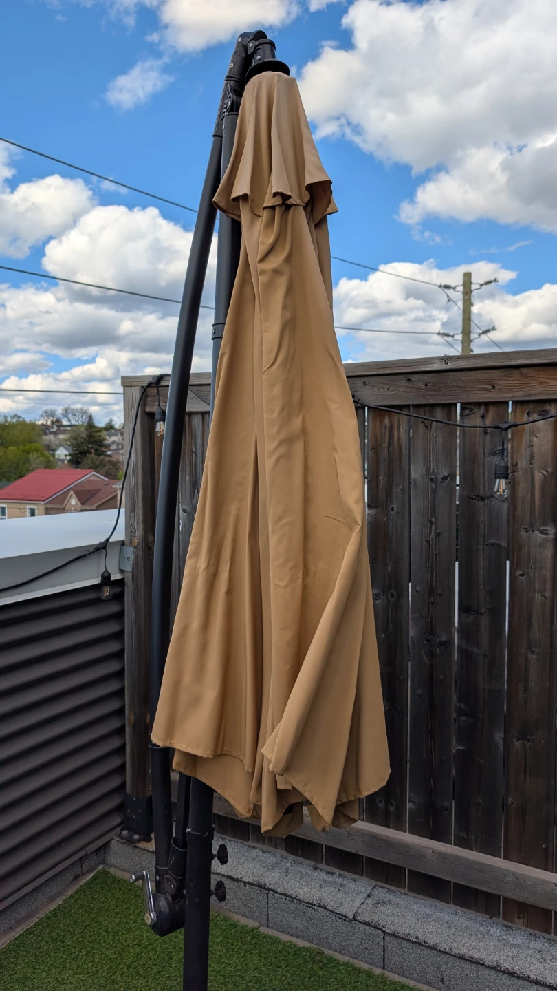 Large 10' Patio Umbrella with Base - photo 5