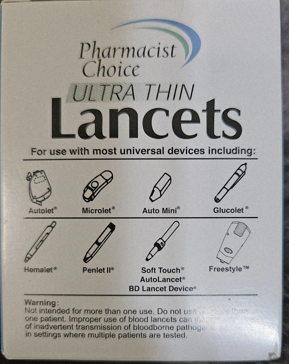 #NIB Pharmacist Choice Ultra Thin Lancets 33G (100 ct) - photo 2