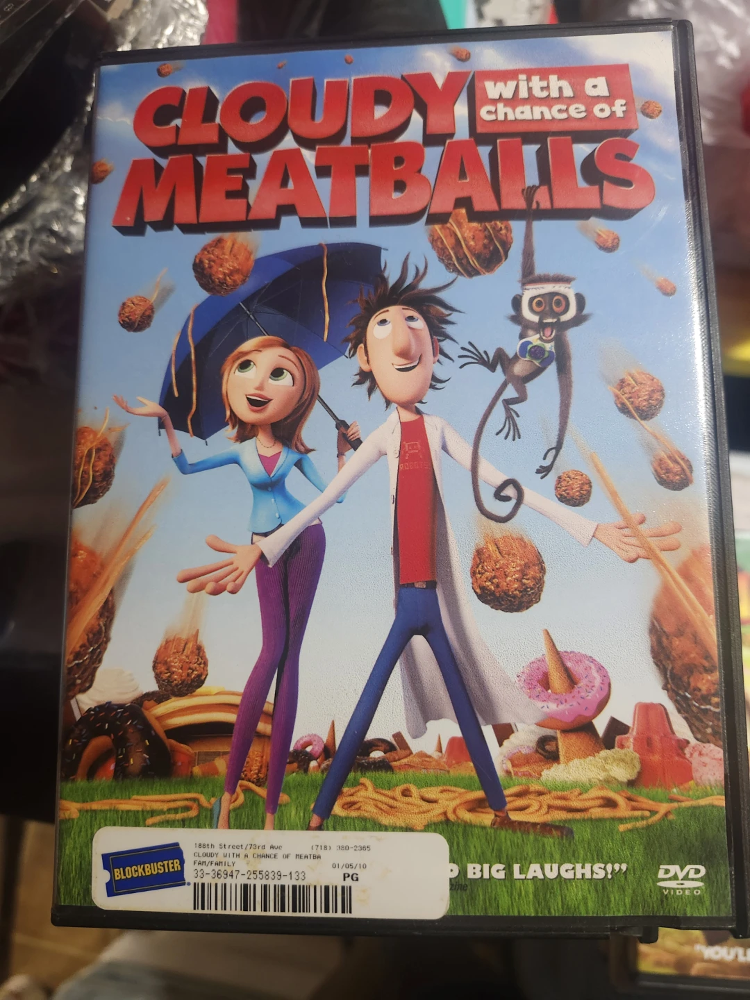 Cloudy with a Chance of Meatballs DVD