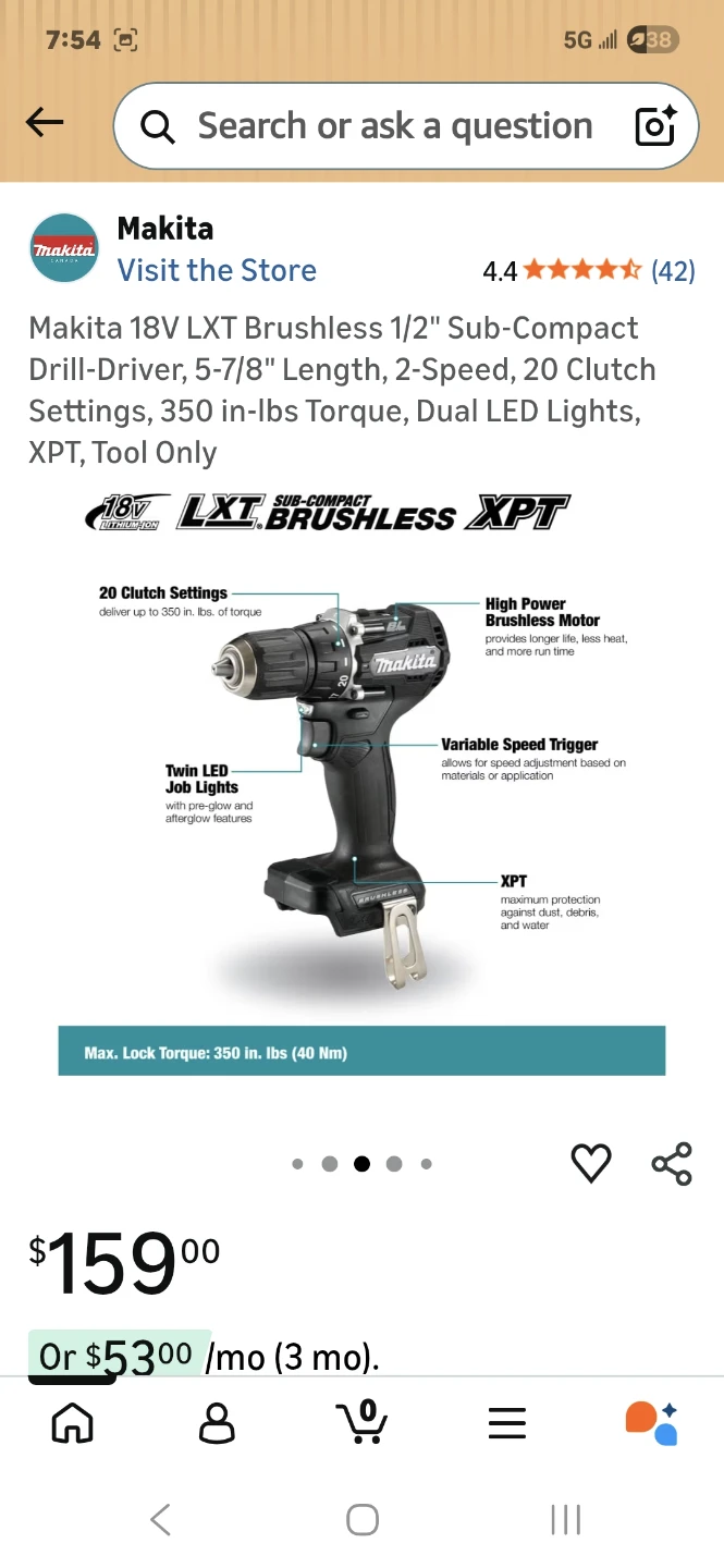 Makita DDF487, NEW, Brushless Cordless Drill Driver - photo 3