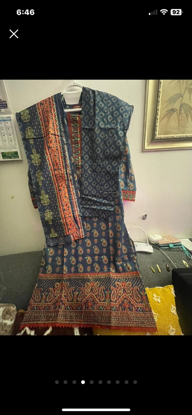 Bin Saeed Lawn Kurti Size 12 - photo 4