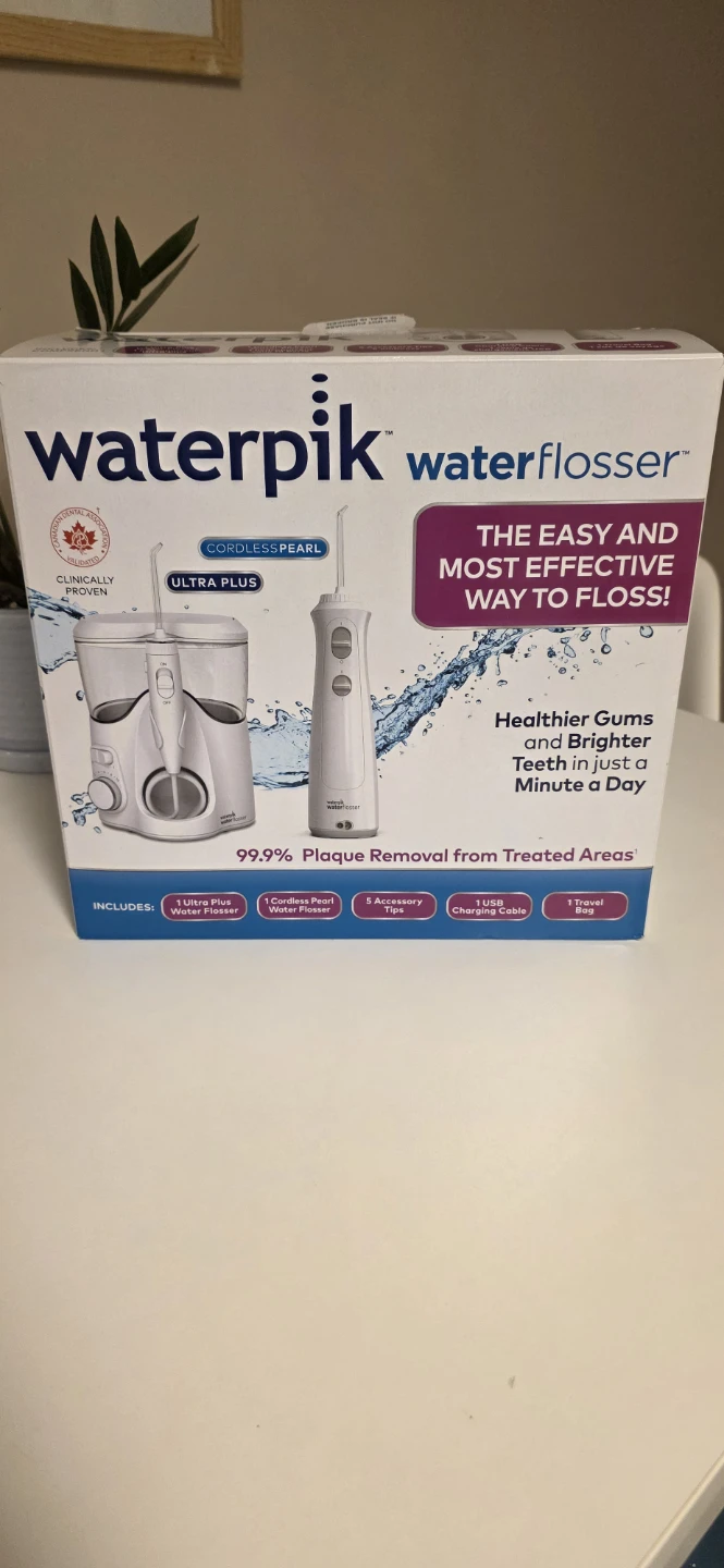 Waterpik Water Flosser Ultra Plus Cordless Pearl