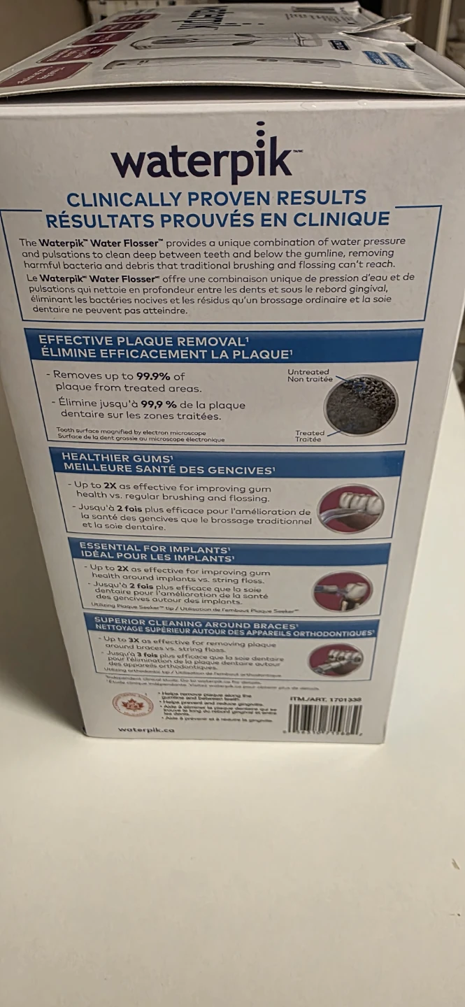 Waterpik Water Flosser Ultra Plus Cordless Pearl - photo 2