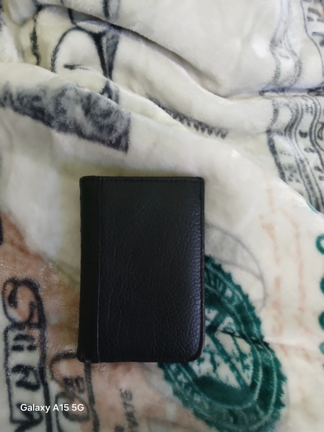 Black Leather Bifold Wallet