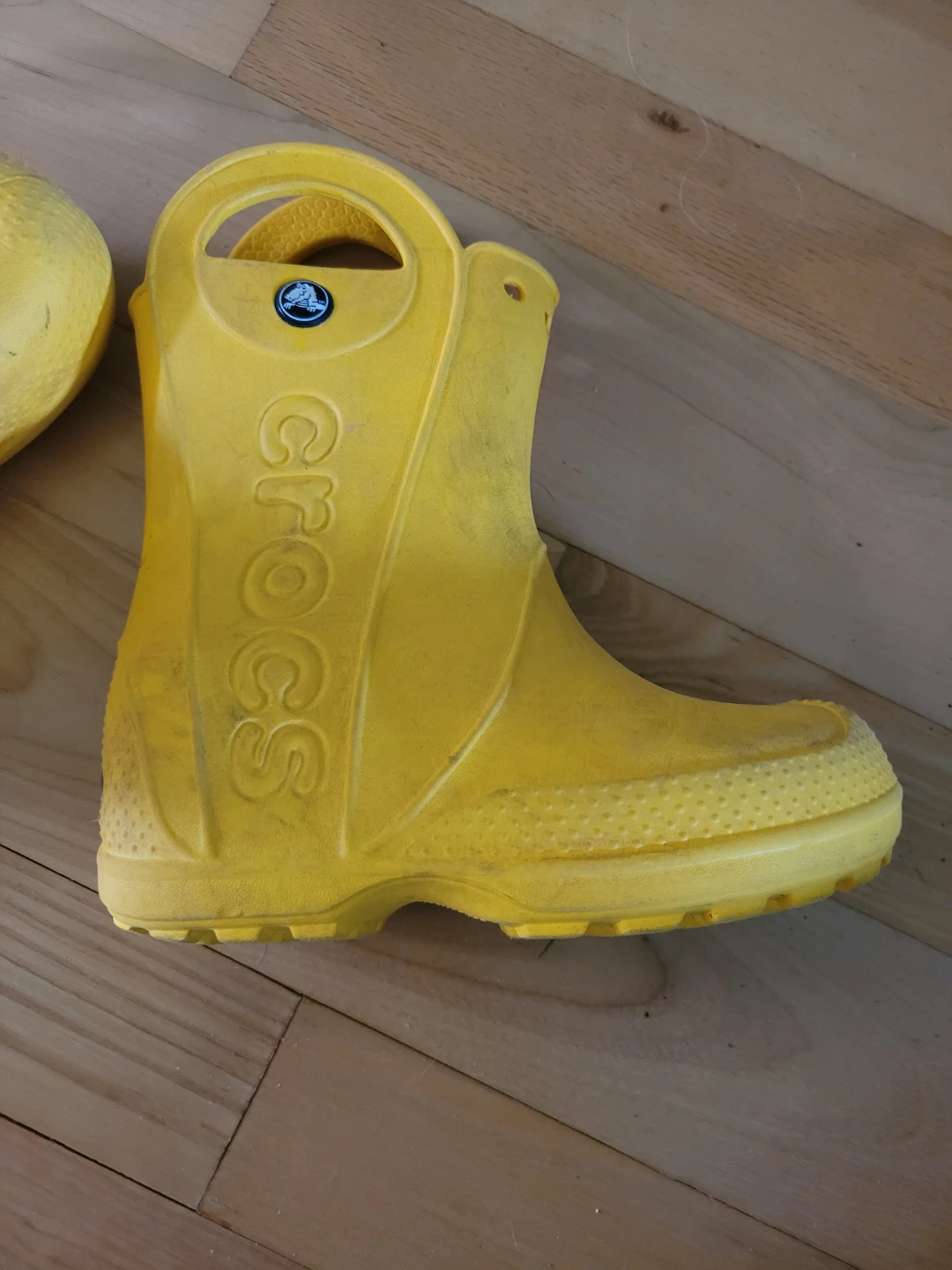 Yellow Crocs Rain Boots - Size C10