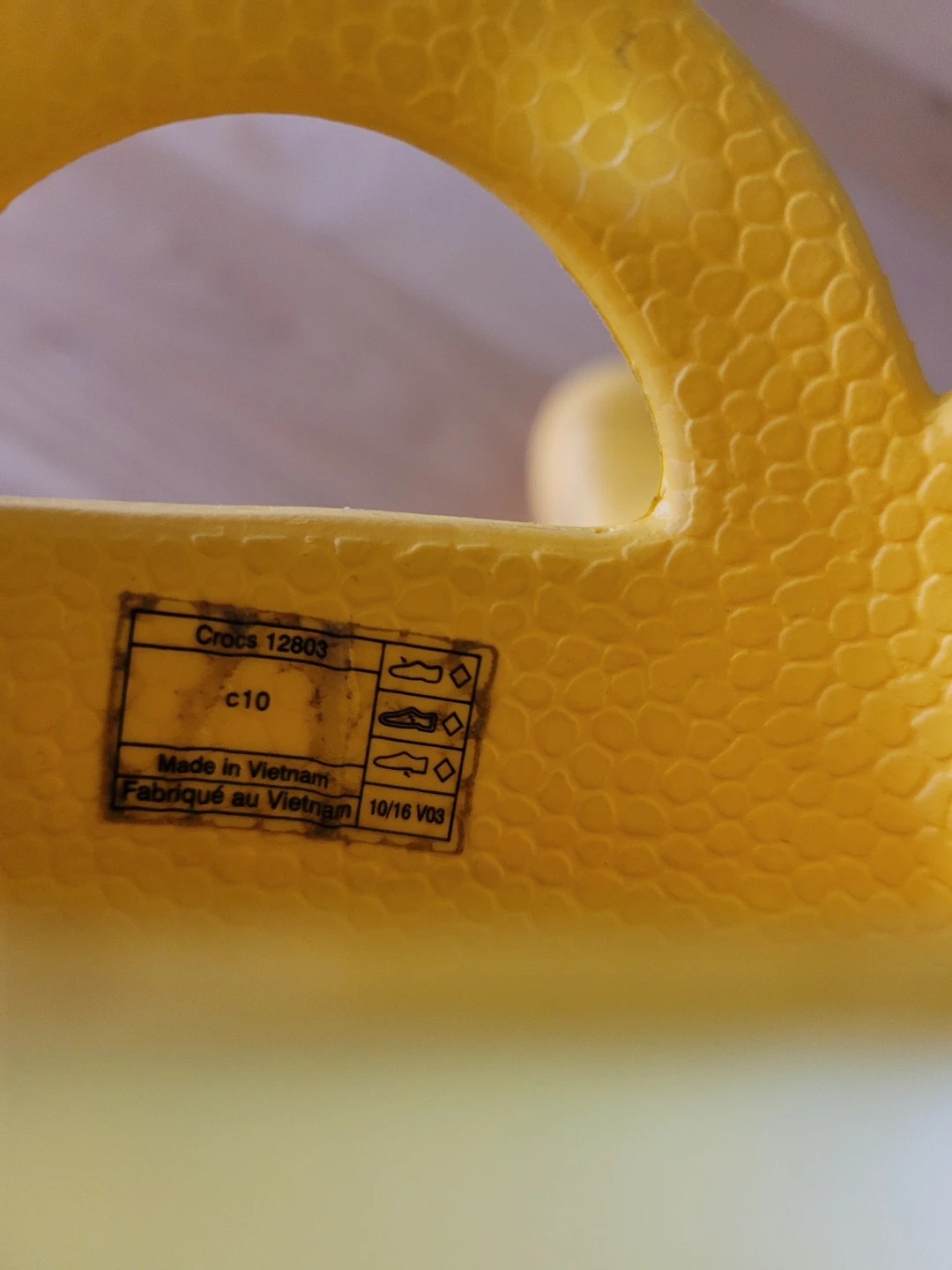 Yellow Crocs Rain Boots - Size C10 - photo 3