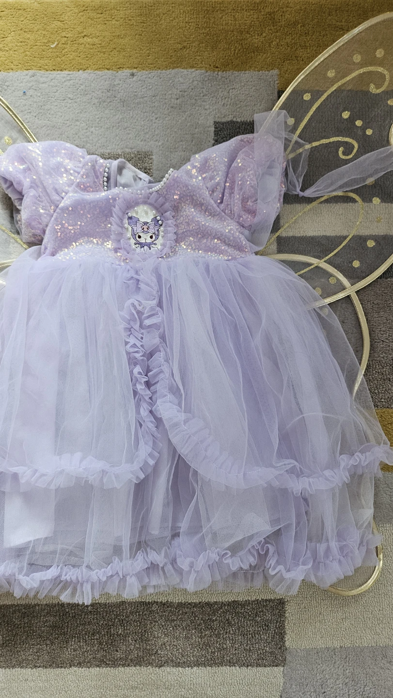 Kuromi Costume Dress with Wings