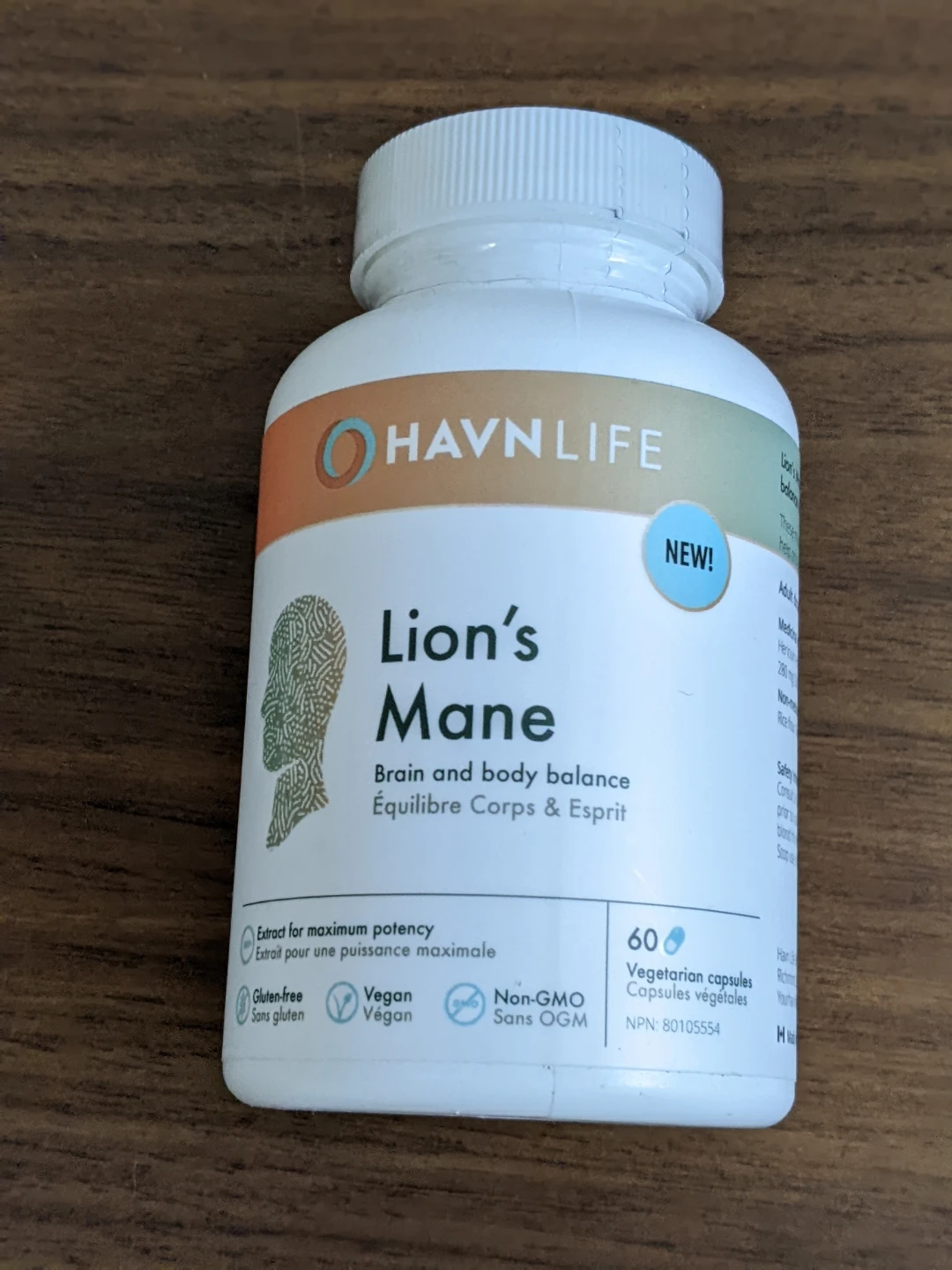 $18 ( reg. $40 w tax) HAVN LIFE Lion's Mane Veg. Capsules