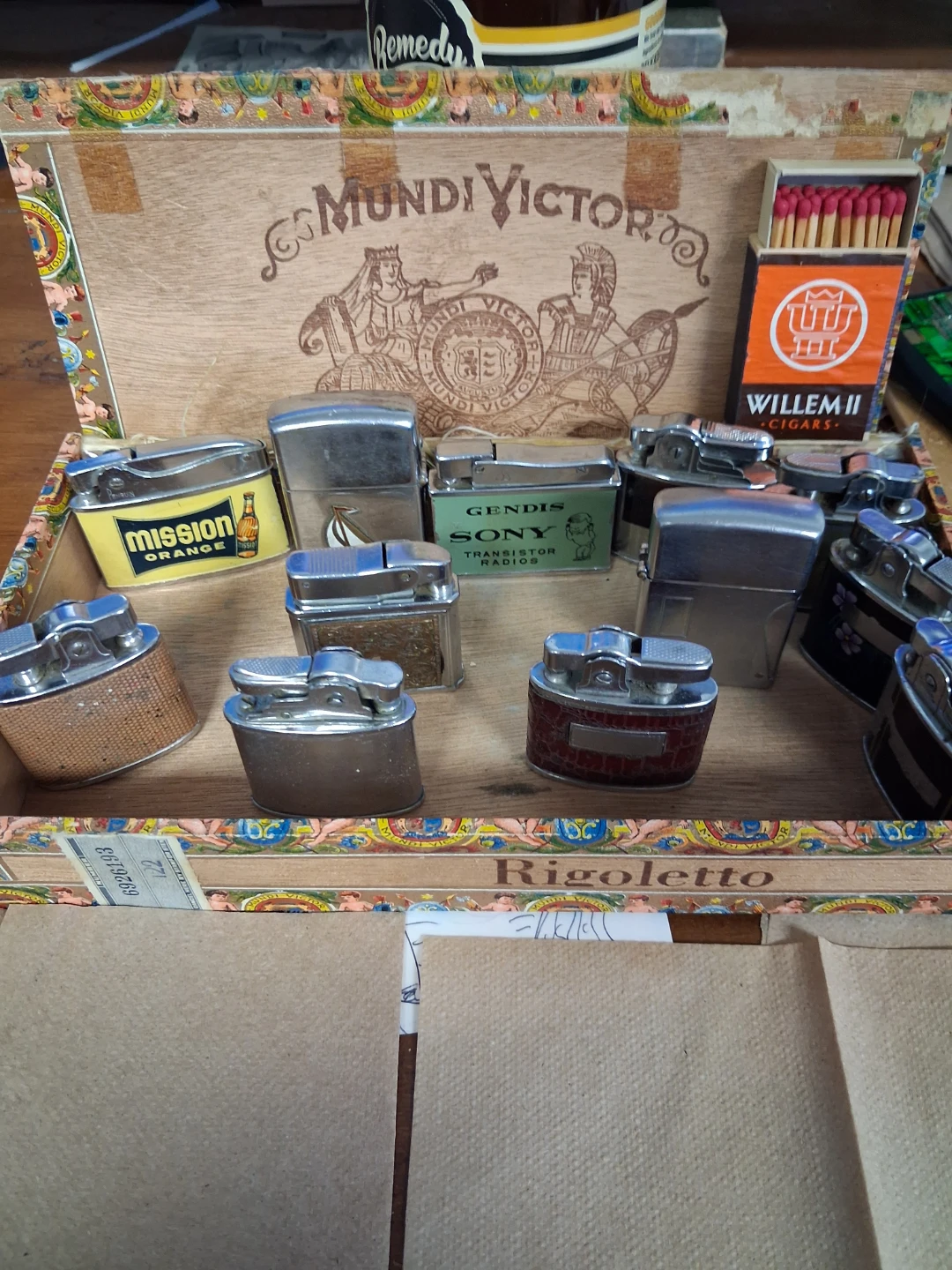 Collection of vintage lighters