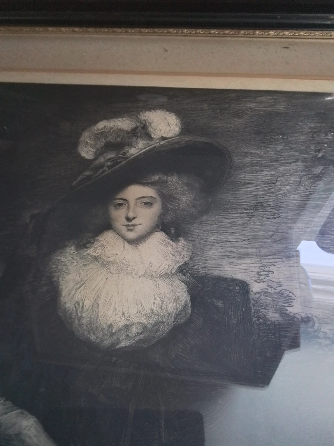 Antique Hand-Signed Art Etching "Lady Camden" by Charles Waltner - photo 5