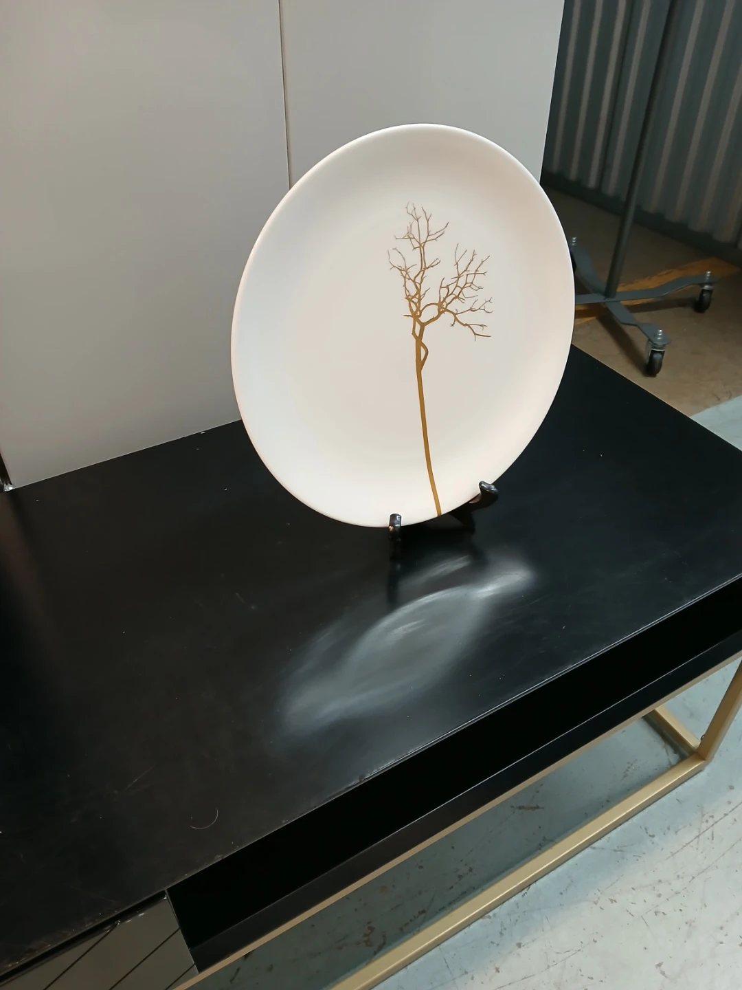 Decorative ceramic Plate - Golden Tree Design - photo 5