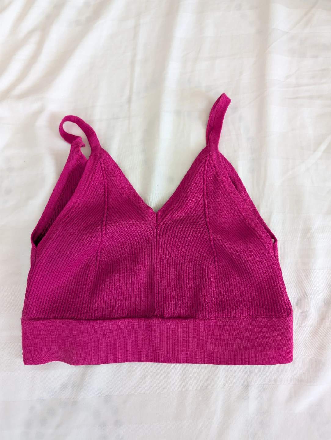 ONLY Ribbed Knit Camisole - Magenta