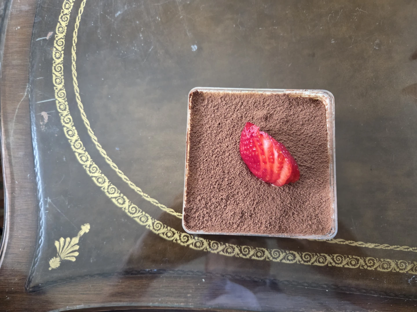 Tiramisu Dessert with Strawberry