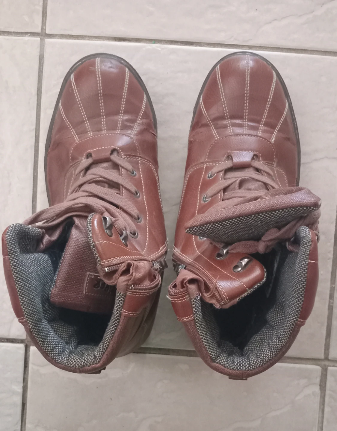 Brown Leather Boots