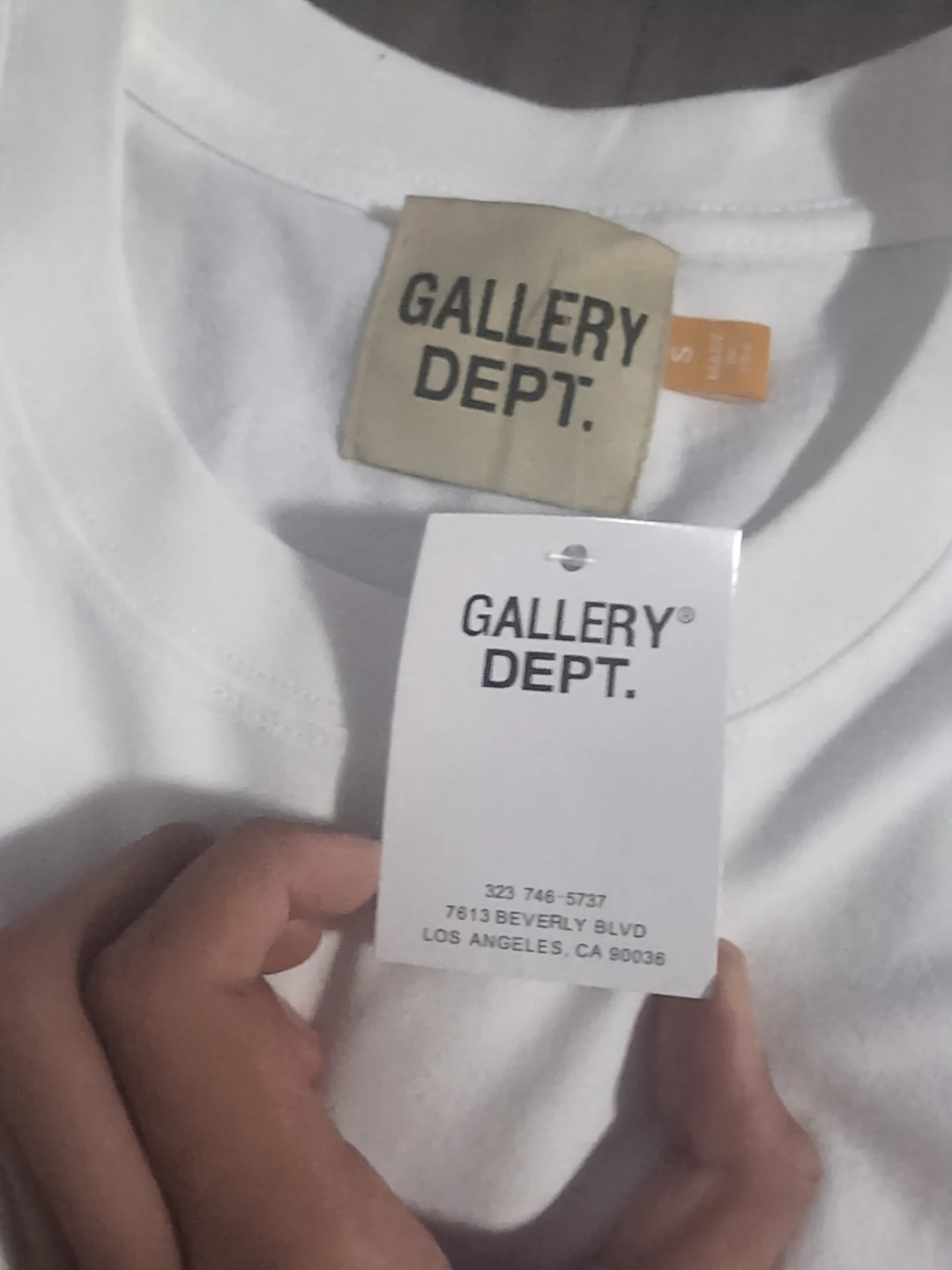 Gallery Dept. White T-Shirt Size S - photo 4