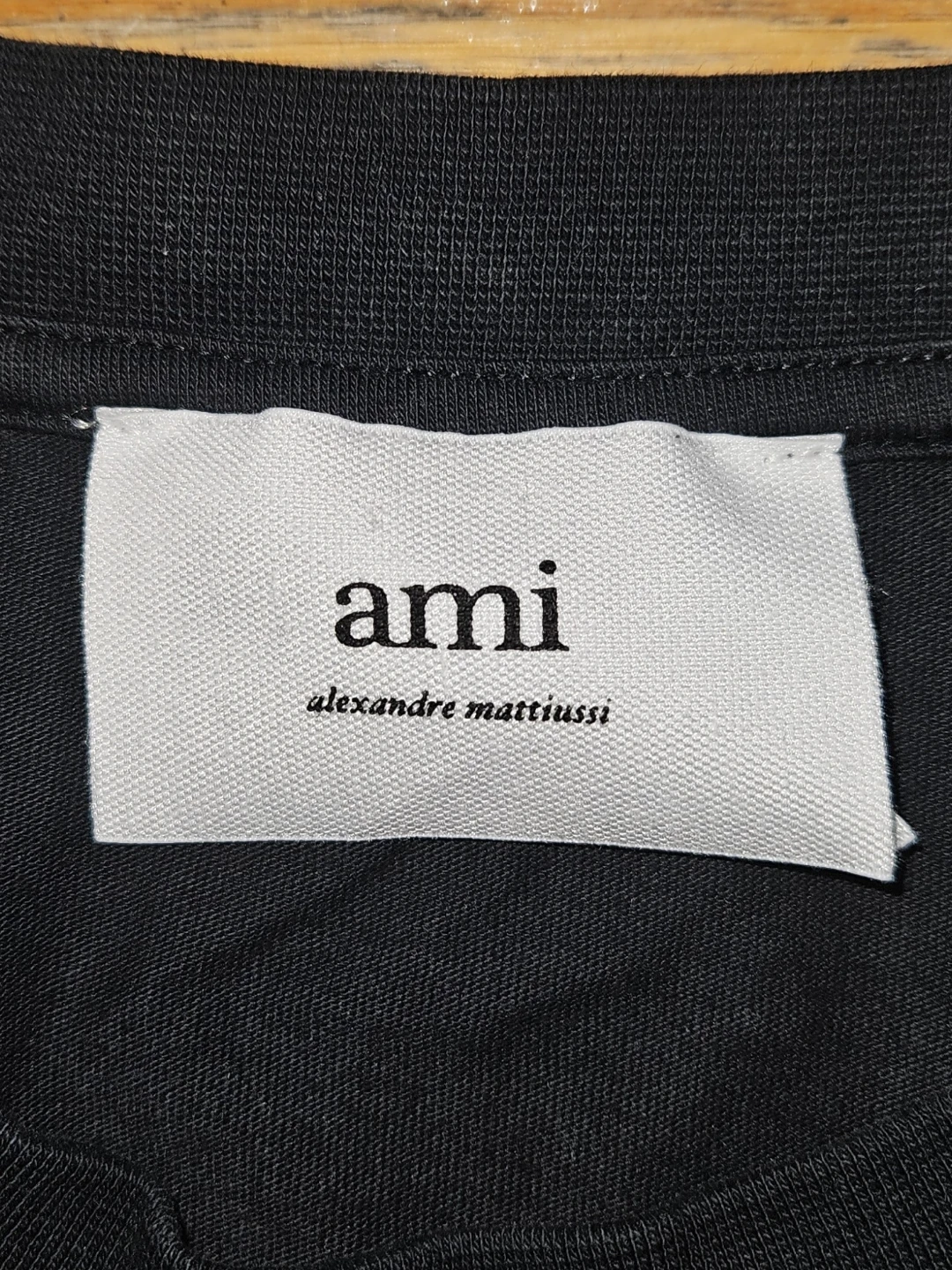 Authentic Ami Alexandre Mattiussi Black Red Men's Shirt