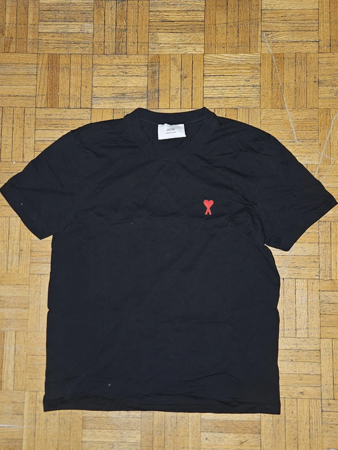 Authentic Ami Alexandre Mattiussi Black Red Men's Shirt - photo 2