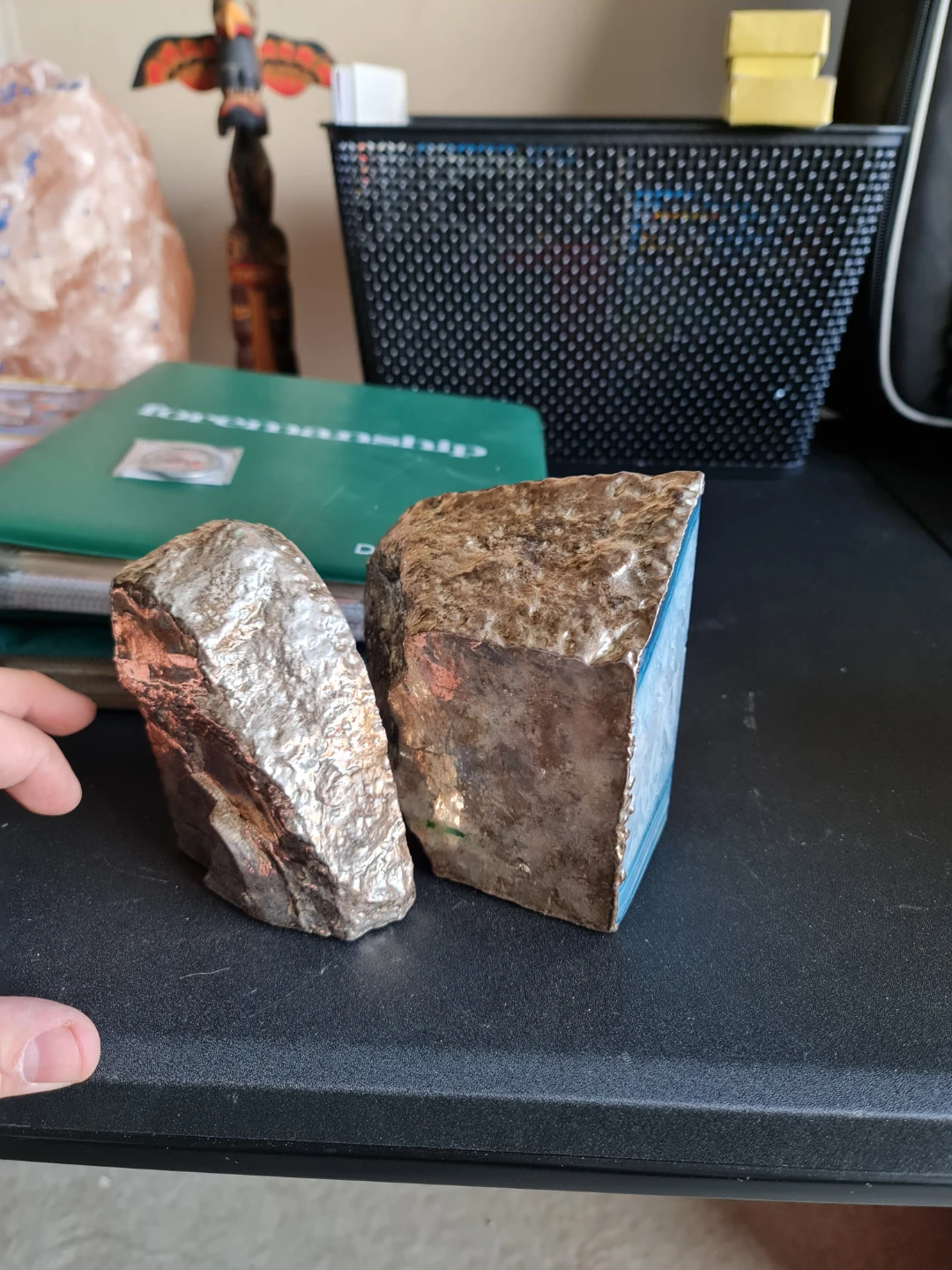 Agate Geode Bookends - photo 2