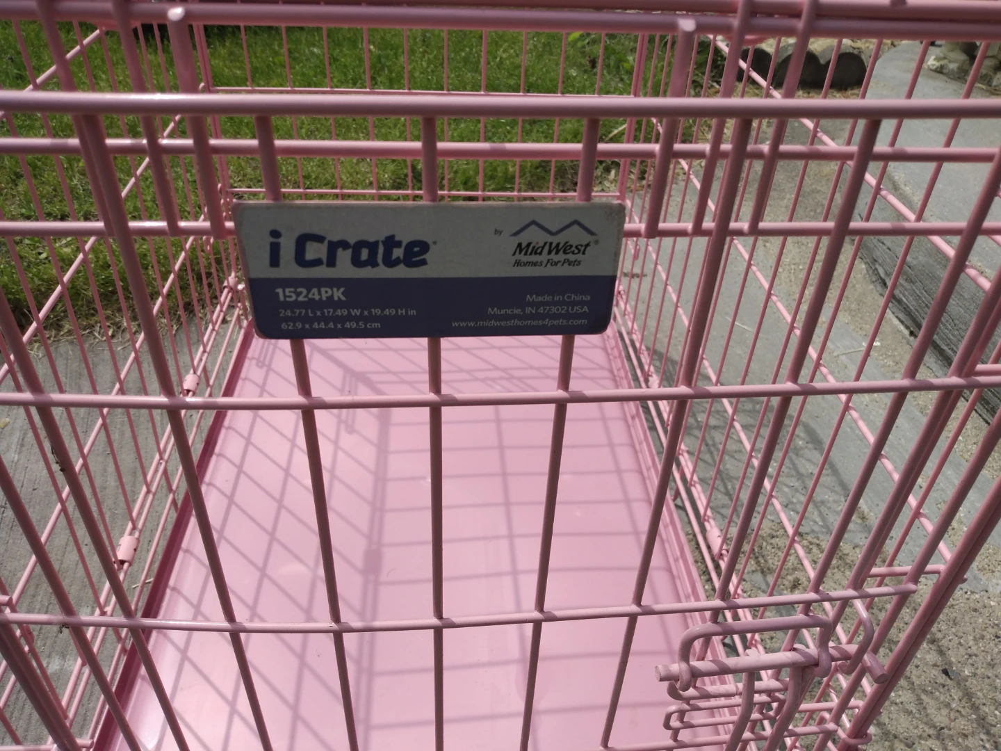 iCrate Pink  Dog Crate 24 X18 X 19. SE Habla Espanol $20 - photo 3